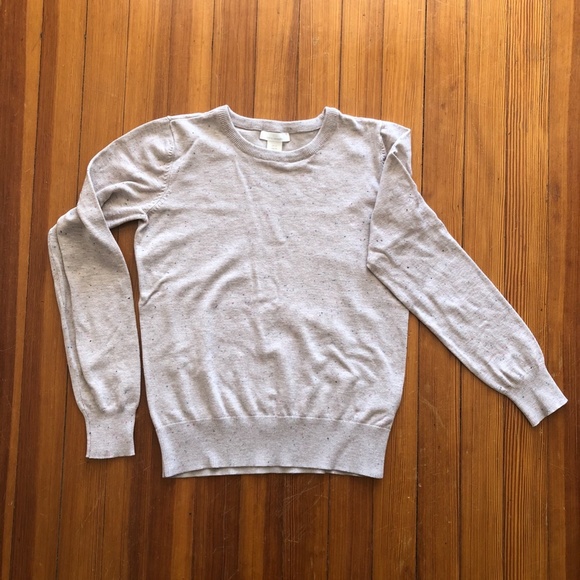 H&M Speckled Slub Crew Neck Sweater - Picture 1 of 8